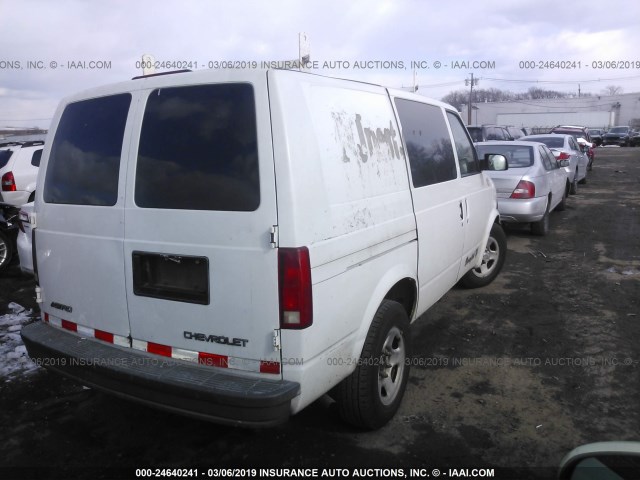 1GCDM19X54B110175 - 2004 CHEVROLET ASTRO WHITE photo 4