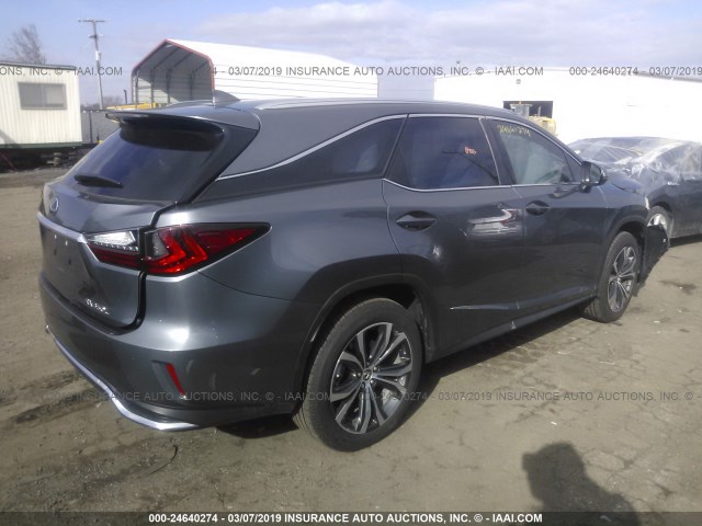 JTJDZKCA7J2013922 - 2018 LEXUS RX 350 L GRAY photo 4