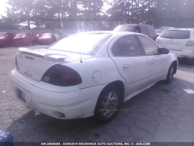 1G2NF52E94C246905 - 2004 PONTIAC GRAND AM SE1 WHITE photo 4