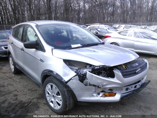 1FMCU0F73DUC07613 - 2013 FORD ESCAPE S SILVER photo 1