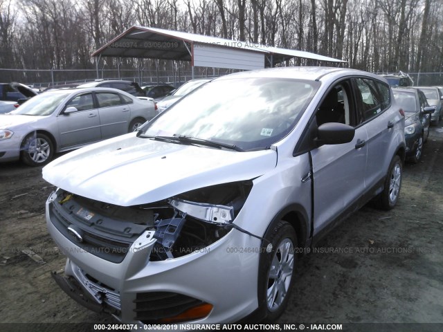 1FMCU0F73DUC07613 - 2013 FORD ESCAPE S SILVER photo 2