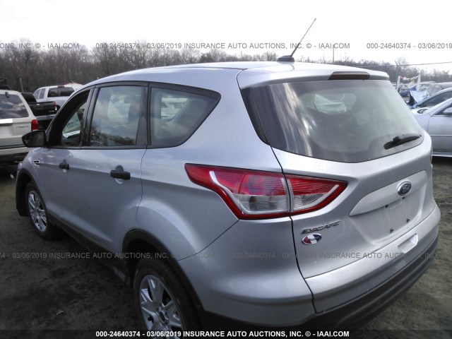 1FMCU0F73DUC07613 - 2013 FORD ESCAPE S SILVER photo 3