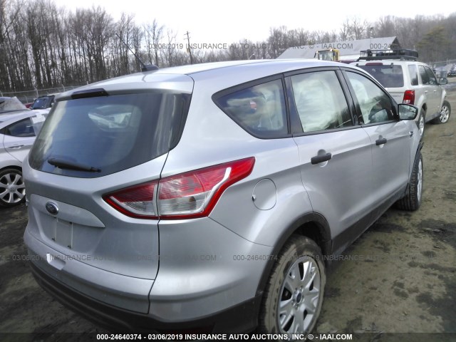 1FMCU0F73DUC07613 - 2013 FORD ESCAPE S SILVER photo 4