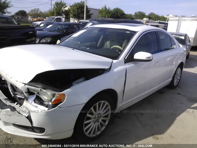 YV1AS982481073770 - 2008 VOLVO S80 3.2 WHITE photo 2