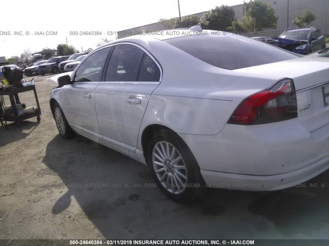 YV1AS982481073770 - 2008 VOLVO S80 3.2 WHITE photo 3