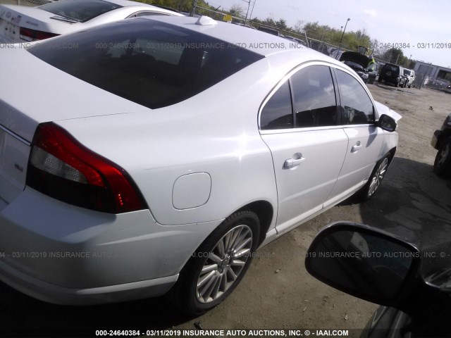 YV1AS982481073770 - 2008 VOLVO S80 3.2 WHITE photo 4