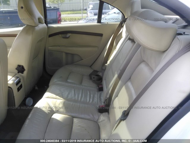 YV1AS982481073770 - 2008 VOLVO S80 3.2 WHITE photo 8