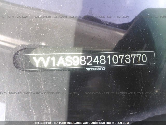 YV1AS982481073770 - 2008 VOLVO S80 3.2 WHITE photo 9