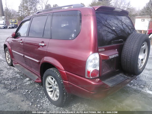 JS3TX92V354105042 - 2005 SUZUKI XL7 EX/LX RED photo 3