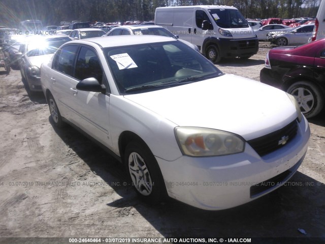 1G1ZS58F77F306815 - 2007 CHEVROLET MALIBU LS WHITE photo 1