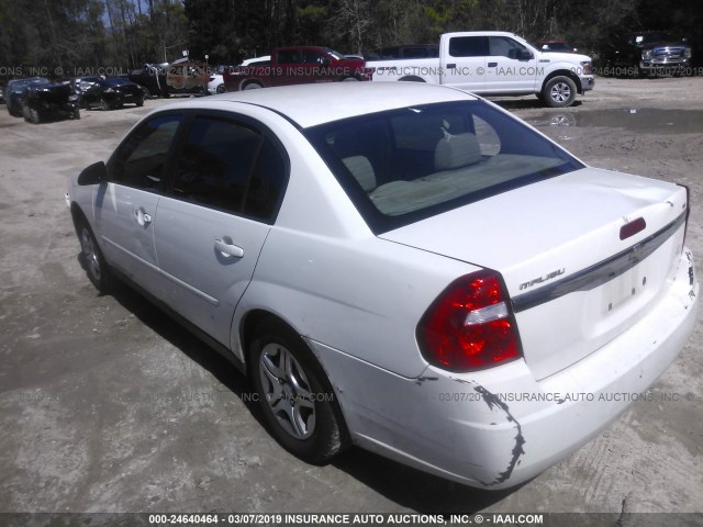 1G1ZS58F77F306815 - 2007 CHEVROLET MALIBU LS WHITE photo 3