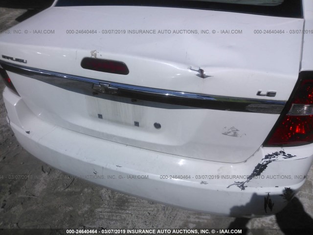 1G1ZS58F77F306815 - 2007 CHEVROLET MALIBU LS WHITE photo 6