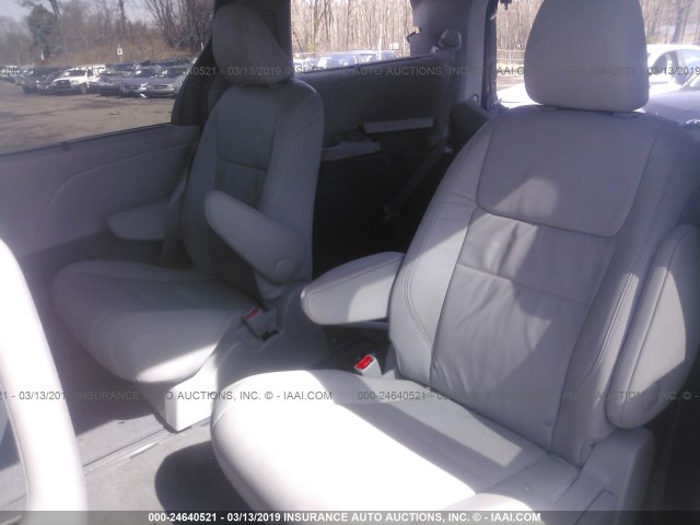 5TDDK3DC0FS122140 - 2015 TOYOTA SIENNA XLE/LIMITED GRAY photo 8