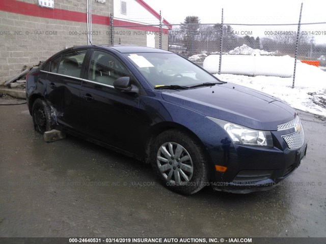 1G1PC5SH7B7117888 - 2011 CHEVROLET CRUZE LS BLUE photo 1