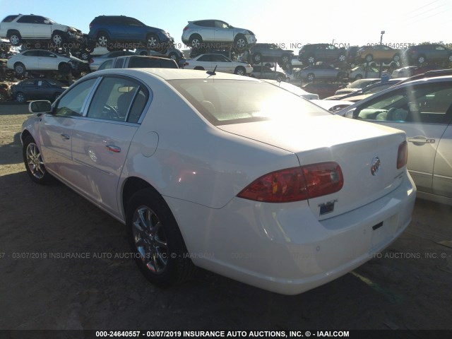 1G4HD57288U176564 - 2008 BUICK LUCERNE CXL WHITE photo 3