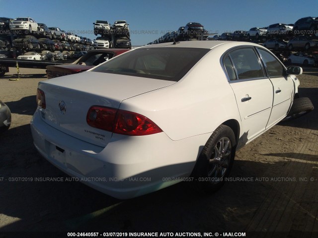 1G4HD57288U176564 - 2008 BUICK LUCERNE CXL WHITE photo 4