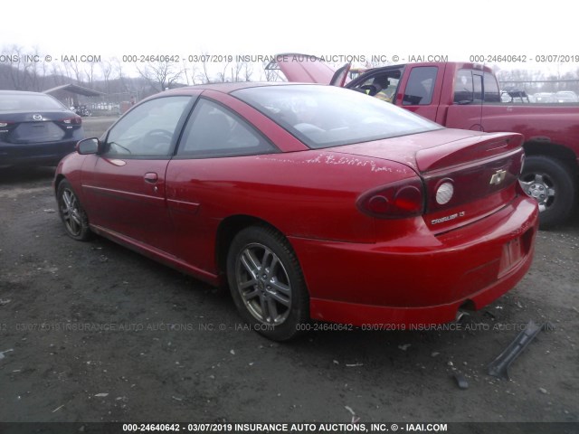 1G1JH12F947132670 - 2004 CHEVROLET CAVALIER LS SPORT RED photo 3