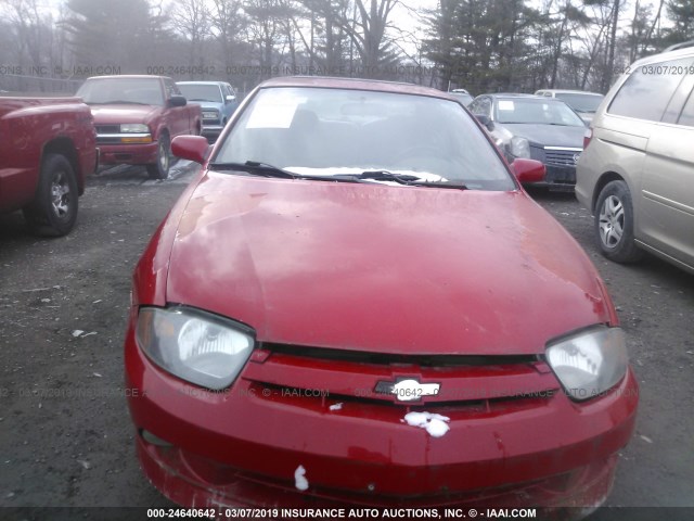 1G1JH12F947132670 - 2004 CHEVROLET CAVALIER LS SPORT RED photo 6