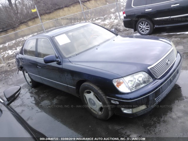 JT8BH28F6X0162973 - 1999 LEXUS LS 400 BLUE photo 1