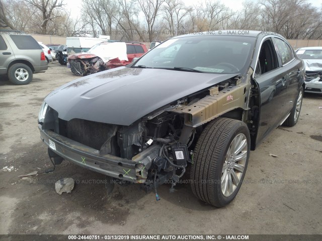 1LNHL9ERXAG616430 - 2010 LINCOLN MKS BLACK photo 6