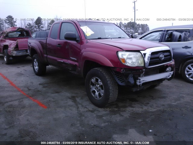 5TEUU42N16Z206054 - 2006 TOYOTA TACOMA ACCESS CAB წითელი ფოტო 1