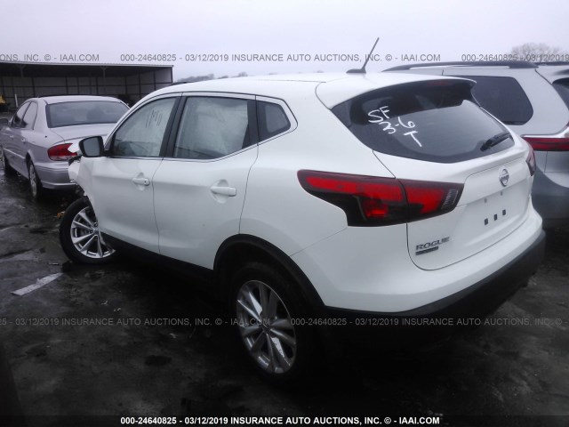 JN1BJ1CR9HW107789 - 2017 NISSAN ROGUE SPORT S/SV/SL WHITE photo 3