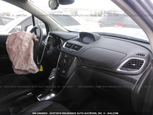 KL4CJBSB7EB781402 - 2014 BUICK ENCORE CONVENIENCE GRAY photo 5