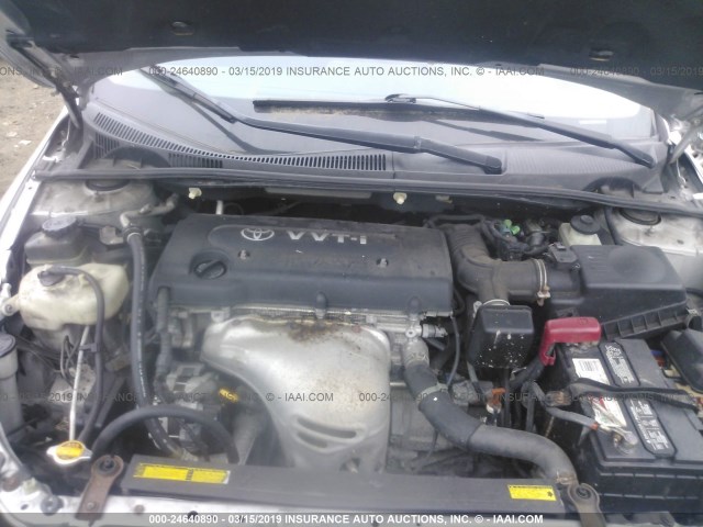 JTKDE177960134048 - 2006 TOYOTA SCION TC ვერცხლისფერი ფოტო 10