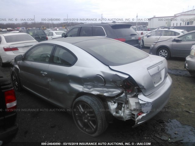 JTKDE177960134048 - 2006 TOYOTA SCION TC ვერცხლისფერი ფოტო 3