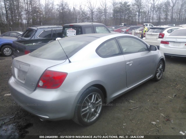 JTKDE177960134048 - 2006 TOYOTA SCION TC ვერცხლისფერი ფოტო 4