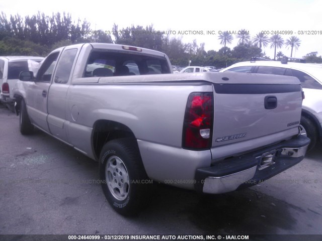 2GCEC19T441404123 - 2004 CHEVROLET SILVERADO C1500 GRAY photo 3