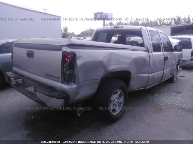 2GCEC19T441404123 - 2004 CHEVROLET SILVERADO C1500 GRAY photo 4