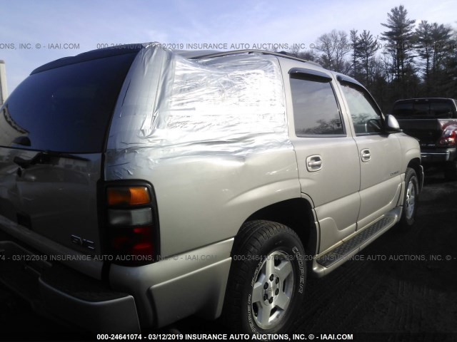 1GKEK63U36J122943 - 2006 GMC YUKON DENALI SILVER photo 4