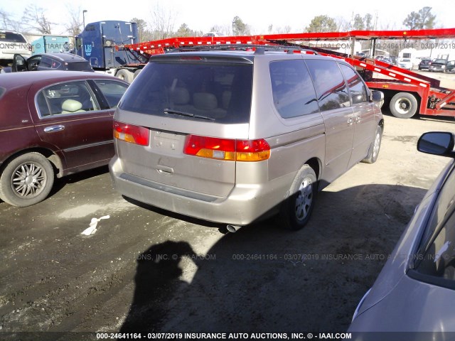 5FNRL18033B091778 - 2003 HONDA ODYSSEY EXL TAN photo 4