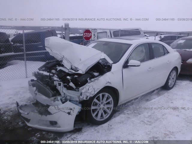 1G11D5SL1FF120188 - 2015 CHEVROLET MALIBU 2LT WHITE photo 2