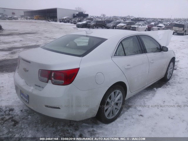 1G11D5SL1FF120188 - 2015 CHEVROLET MALIBU 2LT WHITE photo 4