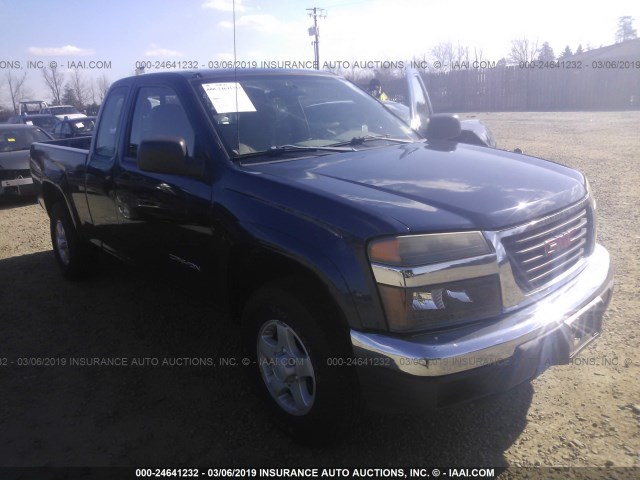 1GTDT196248174567 - 2004 GMC CANYON BLUE photo 6