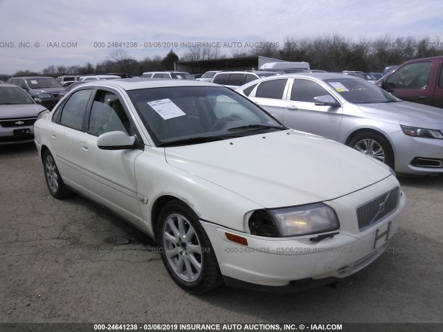 YV1TS91Z131314175 - 2003 VOLVO S80 T6 TURBO WHITE photo 1