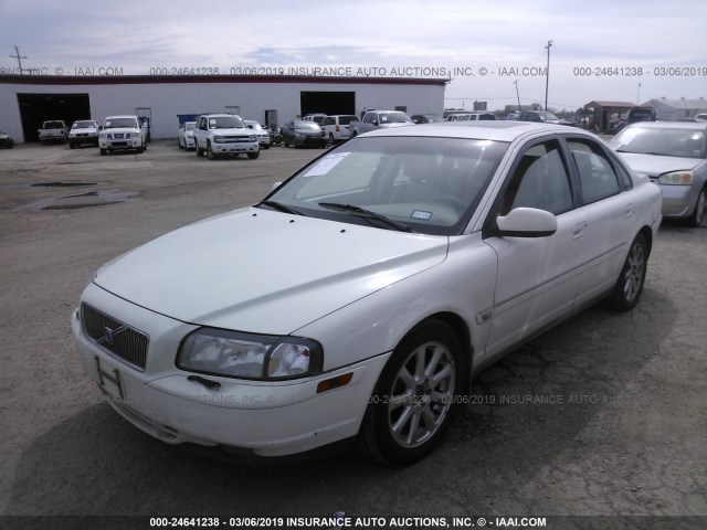 YV1TS91Z131314175 - 2003 VOLVO S80 T6 TURBO WHITE photo 2