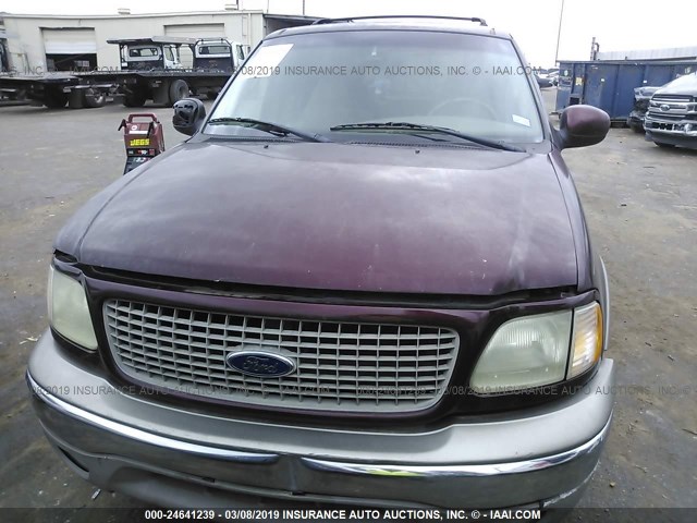 1FMRU1769YLA67990 - 2000 FORD EXPEDITION EDDIE BAUER MAROON photo 7