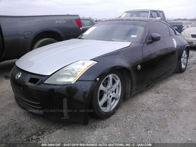 JN1AZ34E06M353277 - 2006 NISSAN 350Z COUPE BLACK photo 2