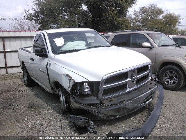 3C6JD6AK5CG111307 - 2012 DODGE RAM 1500 ST WHITE photo 1