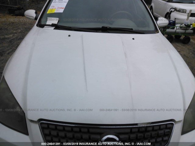 1N4AL11D05C275401 - 2005 NISSAN ALTIMA S/SL WHITE photo 6