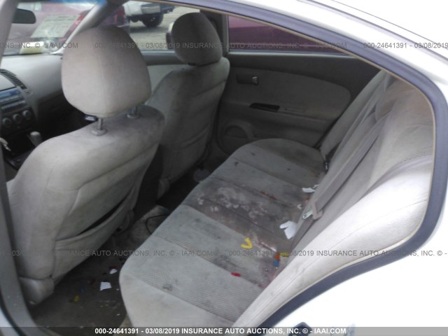 1N4AL11D05C275401 - 2005 NISSAN ALTIMA S/SL WHITE photo 8