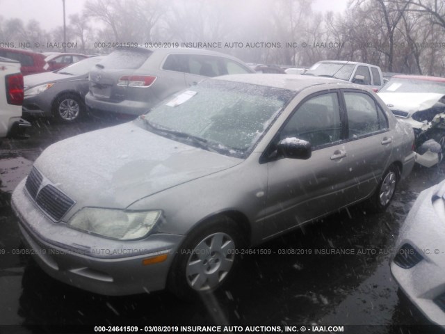 JA3AJ26E12U025029 - 2002 MITSUBISHI LANCER ES SILVER photo 2