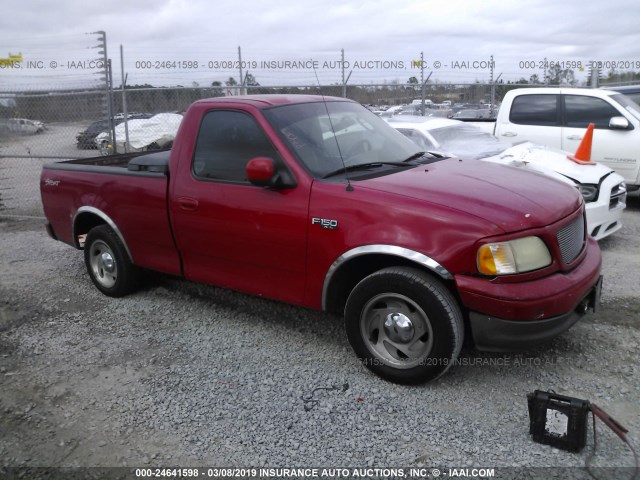2FTRF17293CA06220 - 2003 FORD F150 RED photo 1