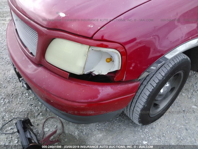 2FTRF17293CA06220 - 2003 FORD F150 RED photo 6