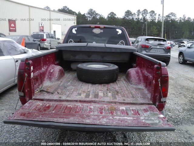 2FTRF17293CA06220 - 2003 FORD F150 RED photo 8