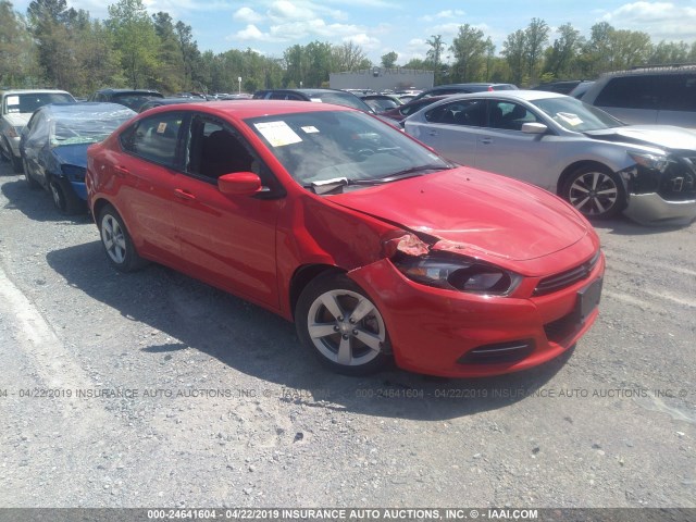 1C3CDFBB6GD667875 - 2016 DODGE DART SXT RED photo 1