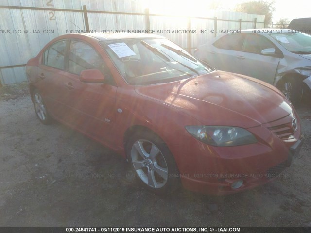 JM1BK323141217147 - 2004 MAZDA 3 S RED photo 1